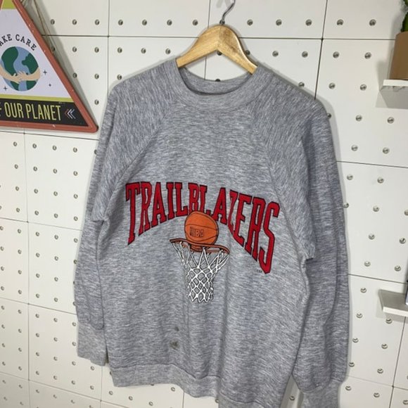 Other - Vintage 90s Portland Trail Blazers Portland Trailblazers Pullover Por shirt vin